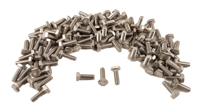 Chenango Supply 1/4-20 x 3/4 Stainless Steel Hex Head Bolts â€“ 304 Stainless, USS Coarse Thread, Corrosion-Resistant Hex Bolts, 100 Pieces - Image 2
